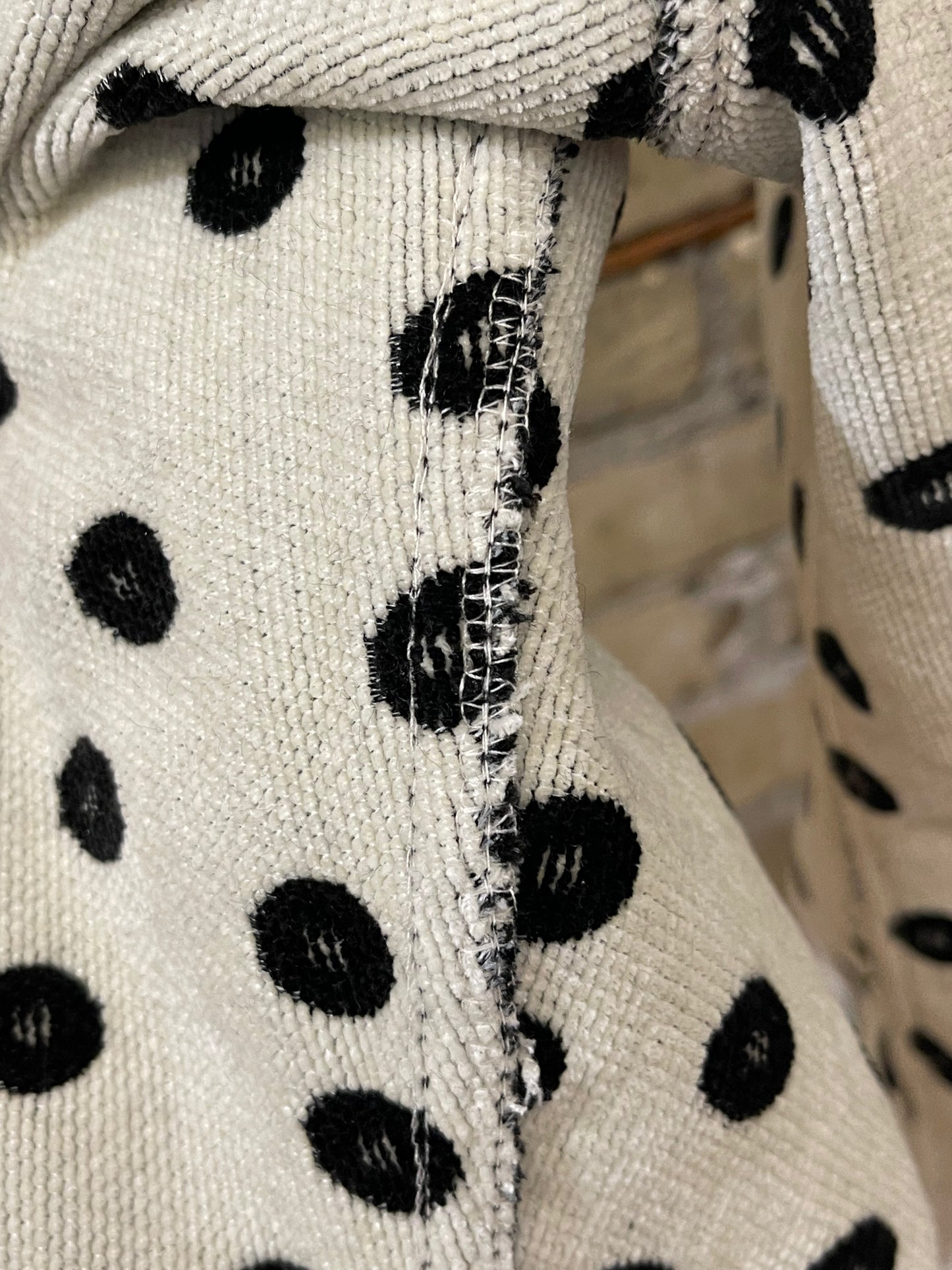 80s Black & White Reversible Jacket