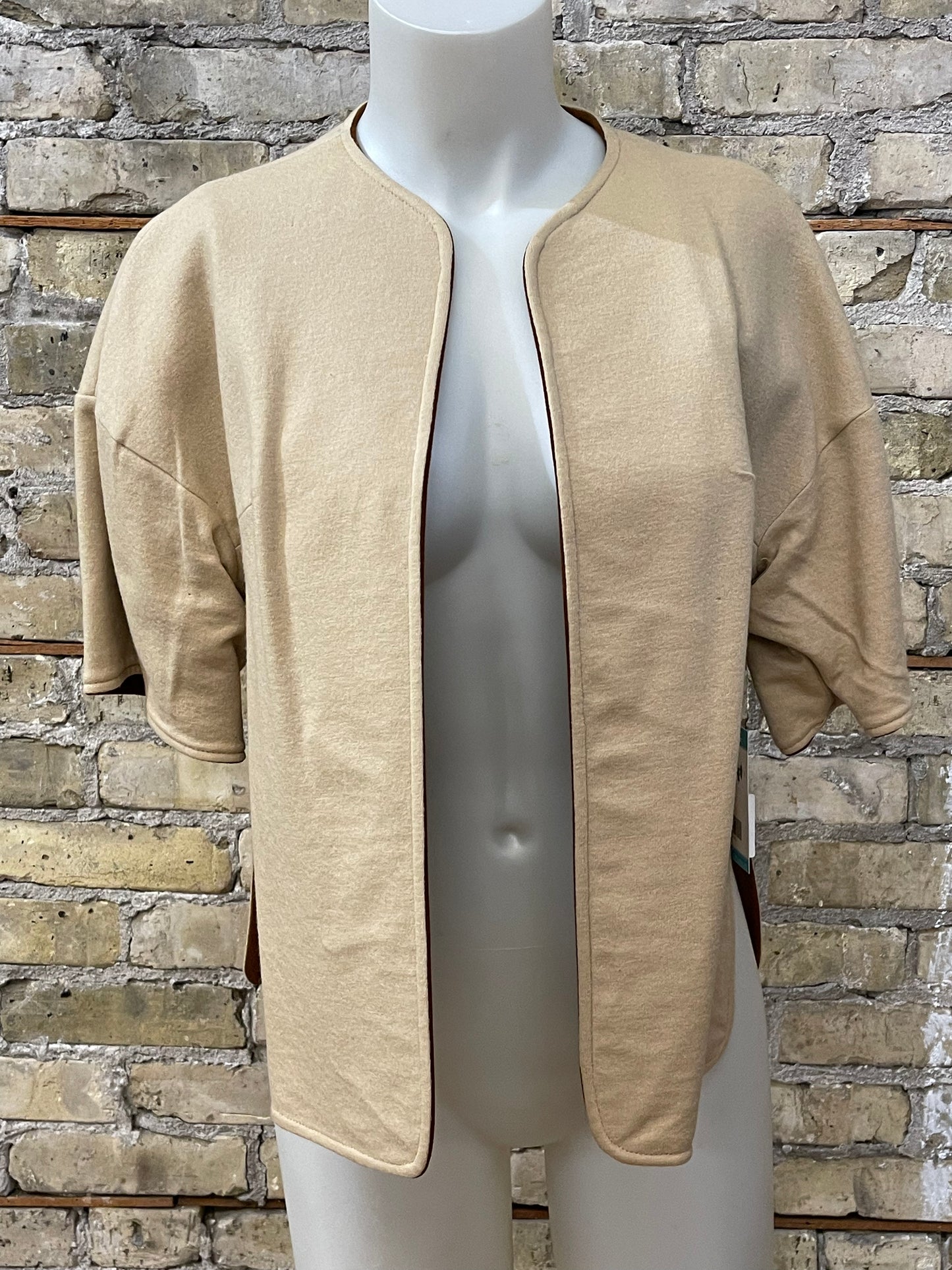 Tan & Beige Reversible Jacket