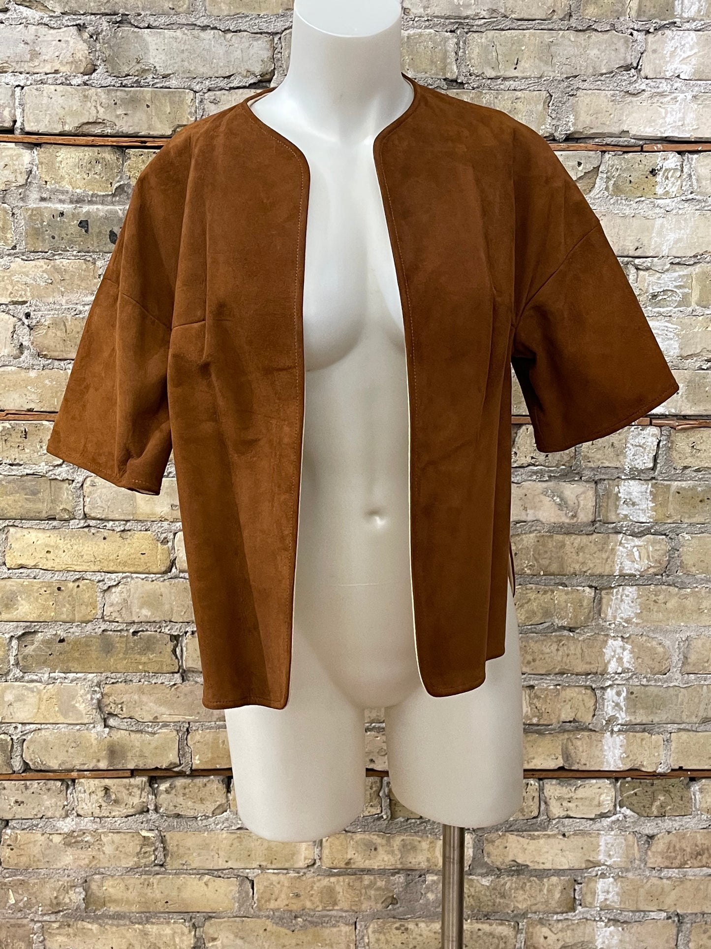 Tan & Beige Reversible Jacket