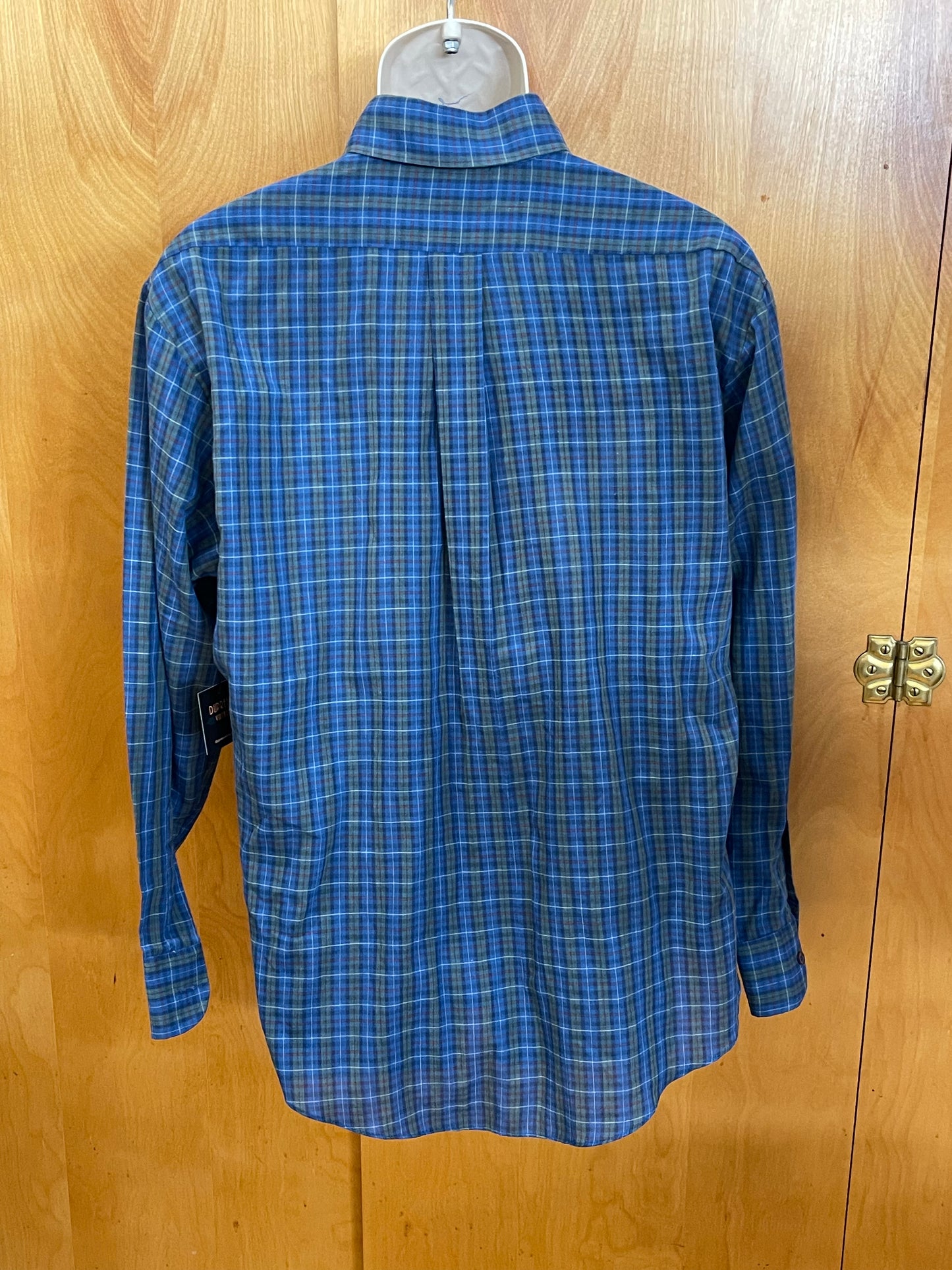 Botany 500 Blue Plaid Shirt