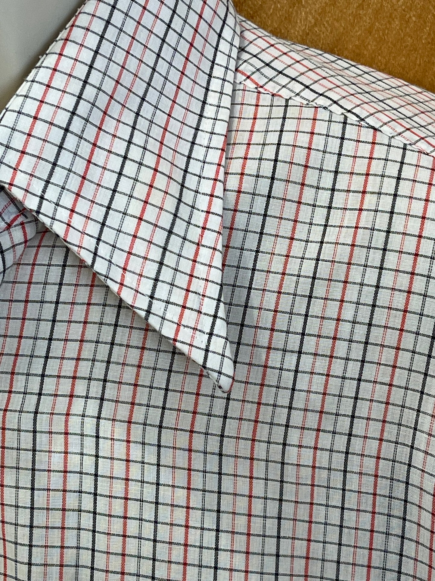 Kmart Permanent Press Windowpane Shirt