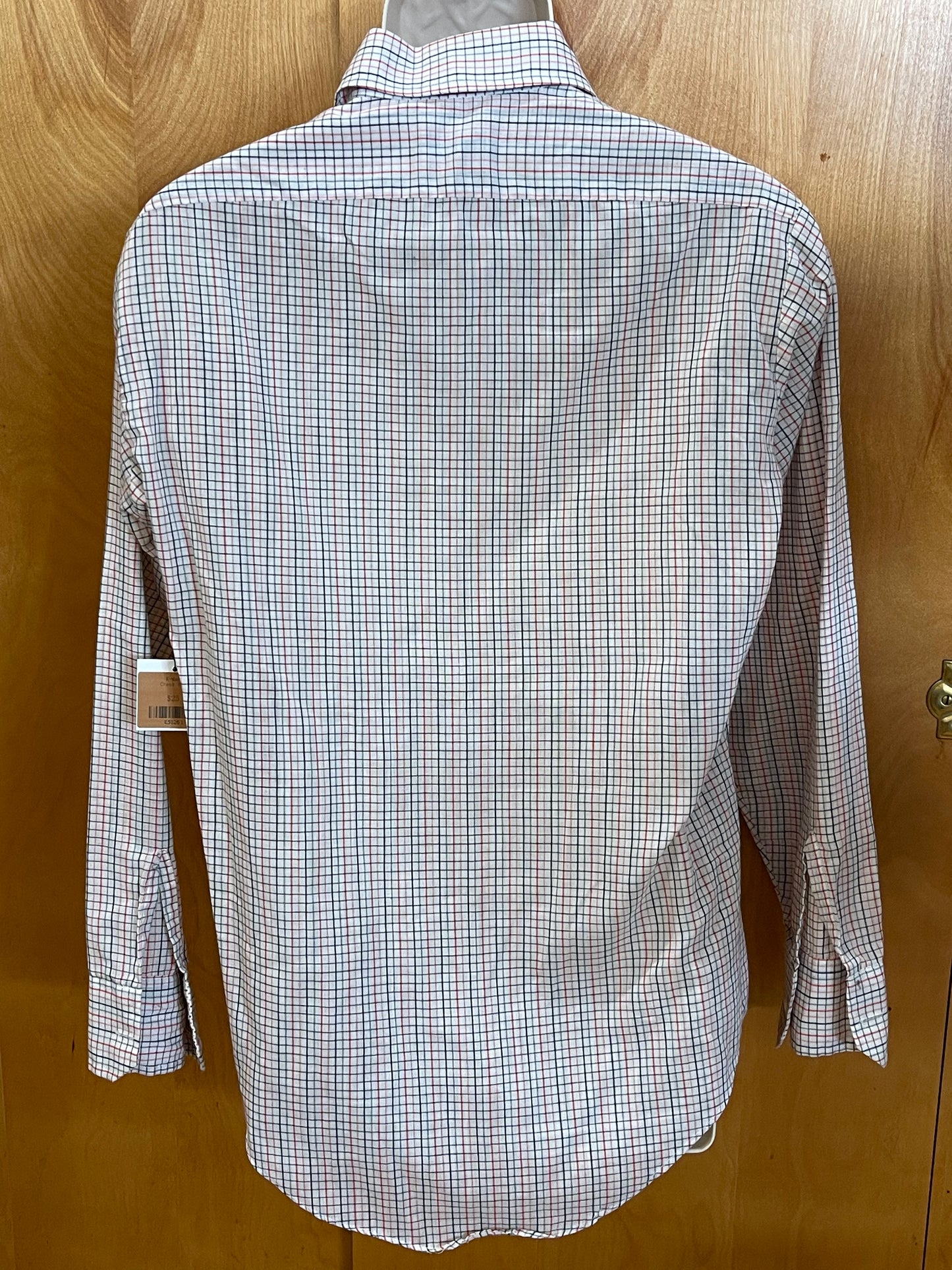 Kmart Permanent Press Windowpane Shirt