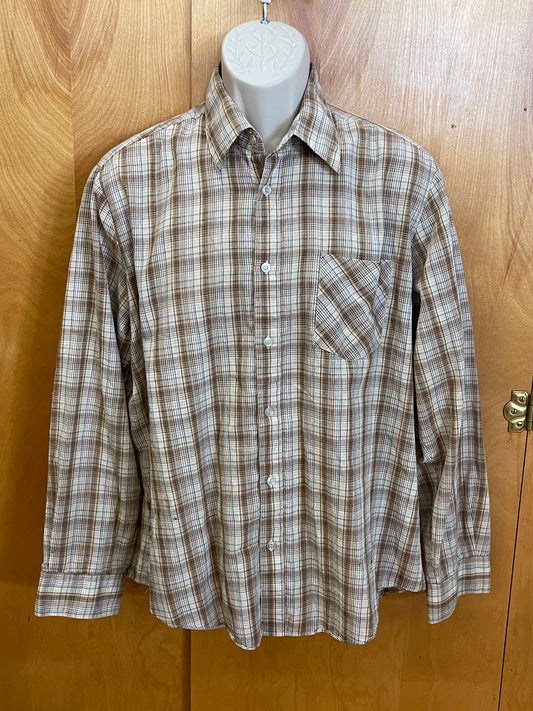Townsley Brown Plaid Shirt