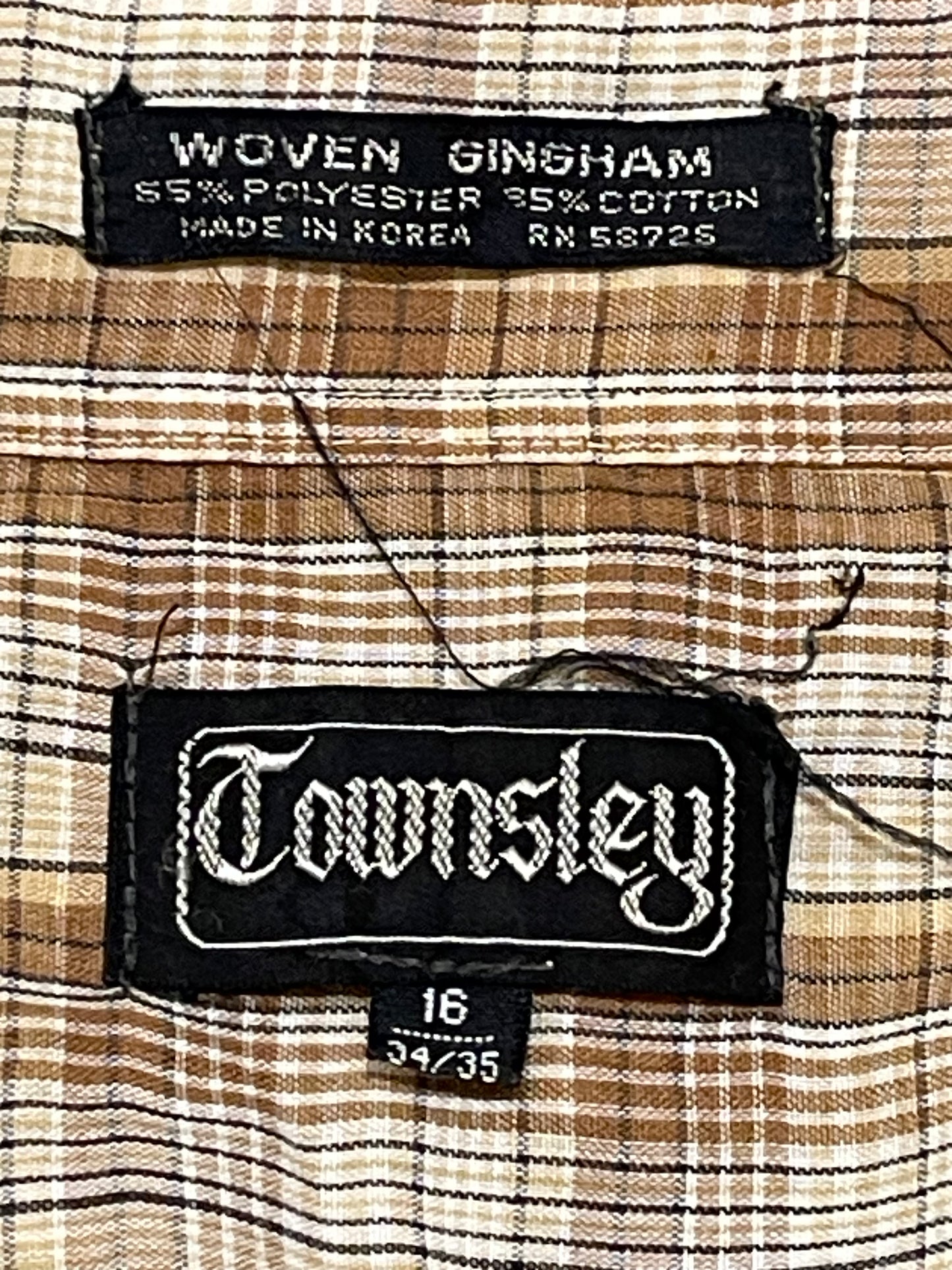 Townsley Brown Plaid Shirt