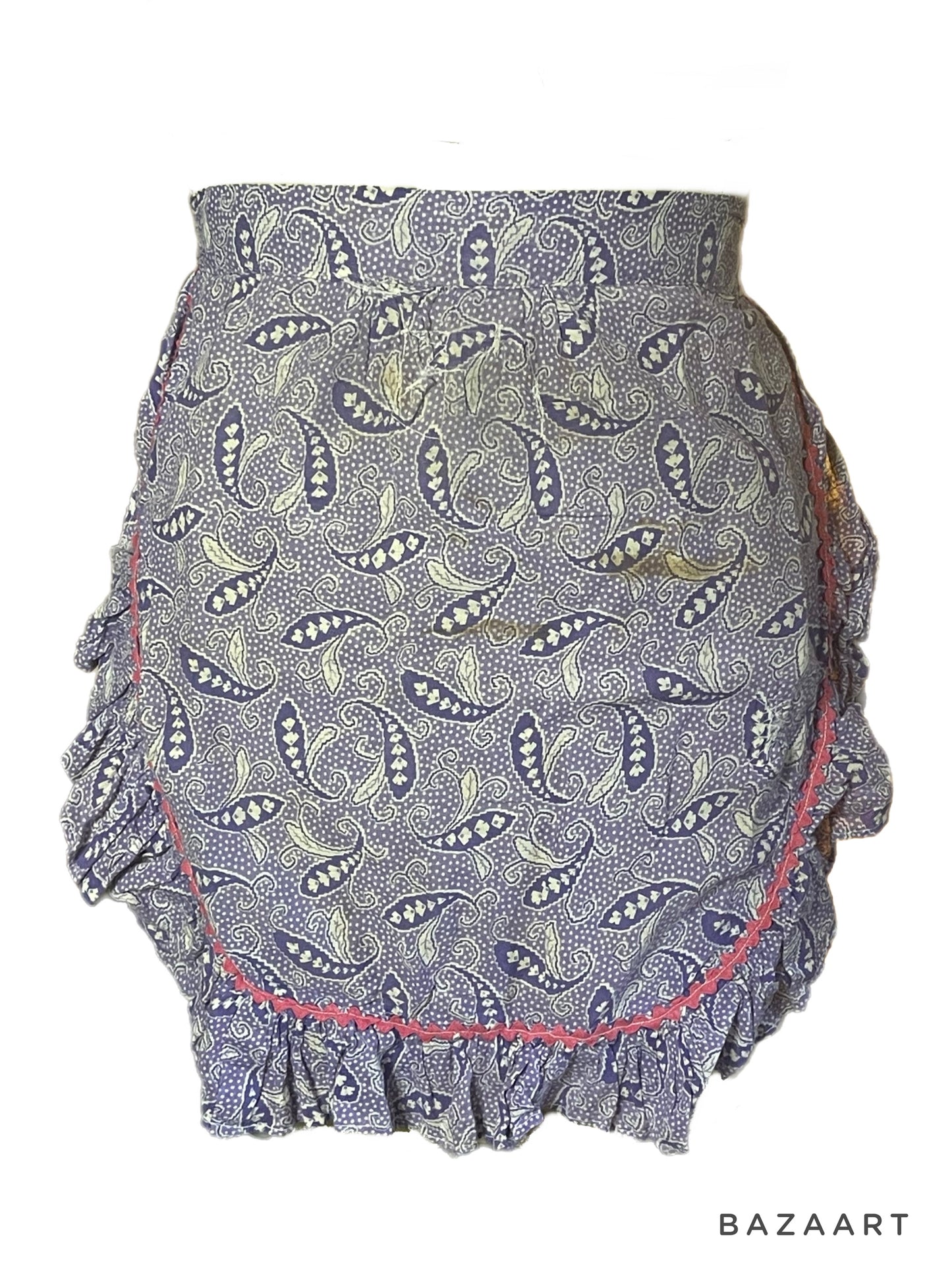 Purple Paisley Kitchen Apron