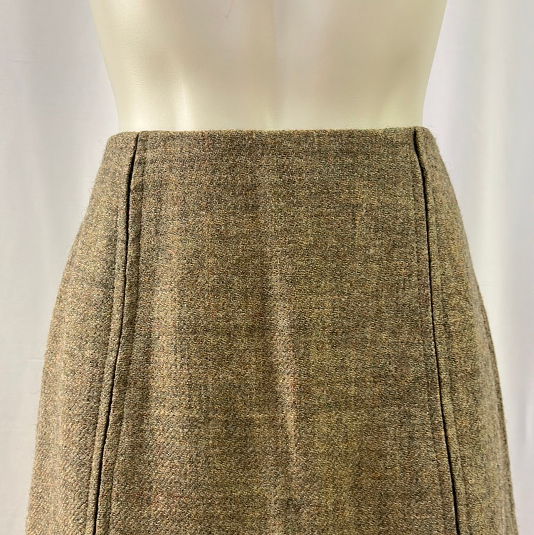 Women’s Multi-Colored Wool Skirt