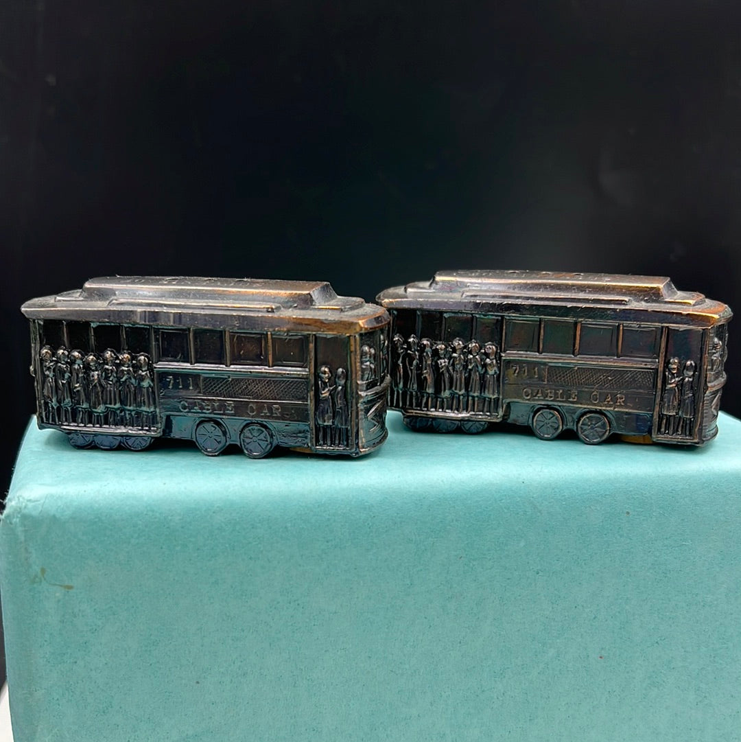 San Francisco street car salt and pepper shakers