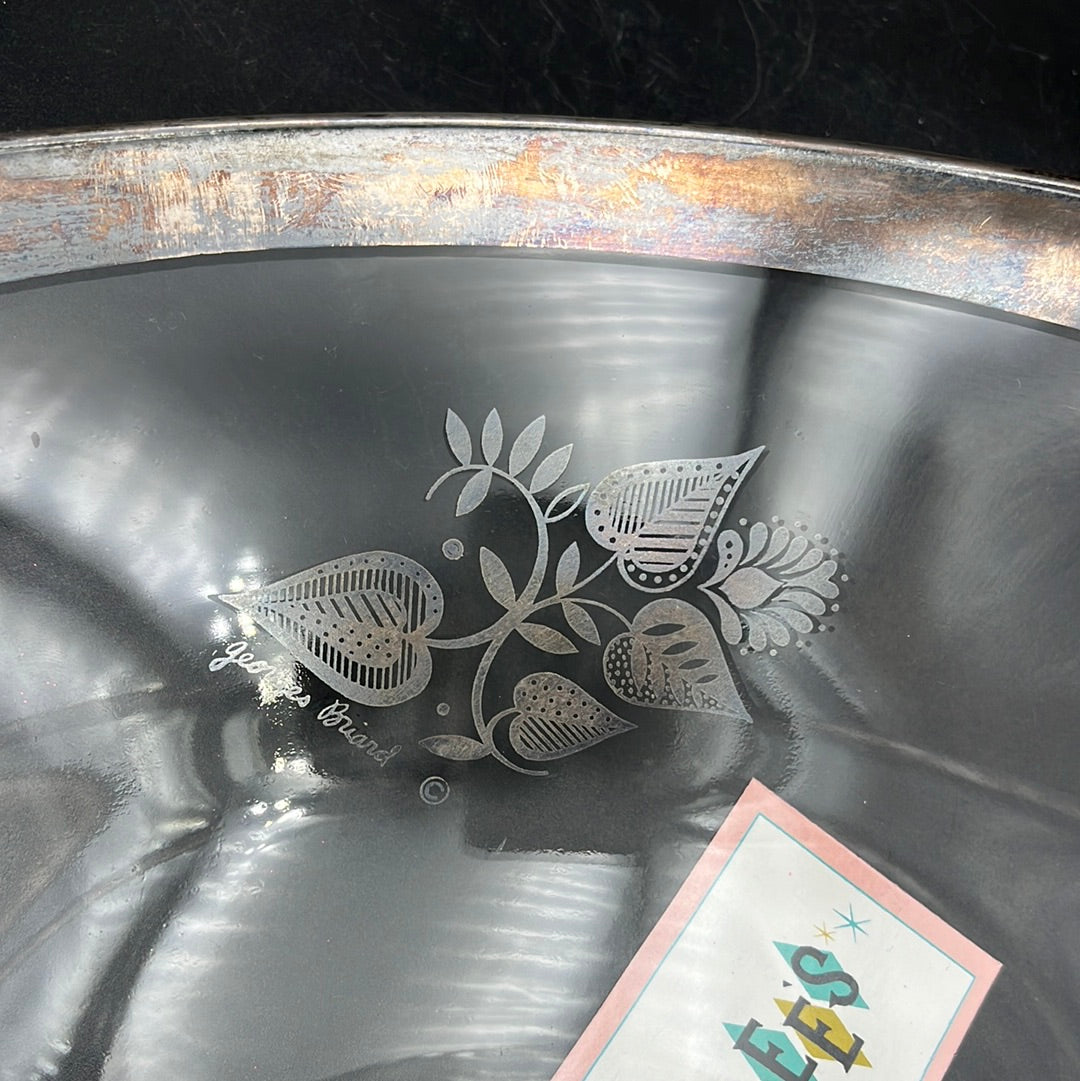 Georges Briard Silver Rimmed Bowl