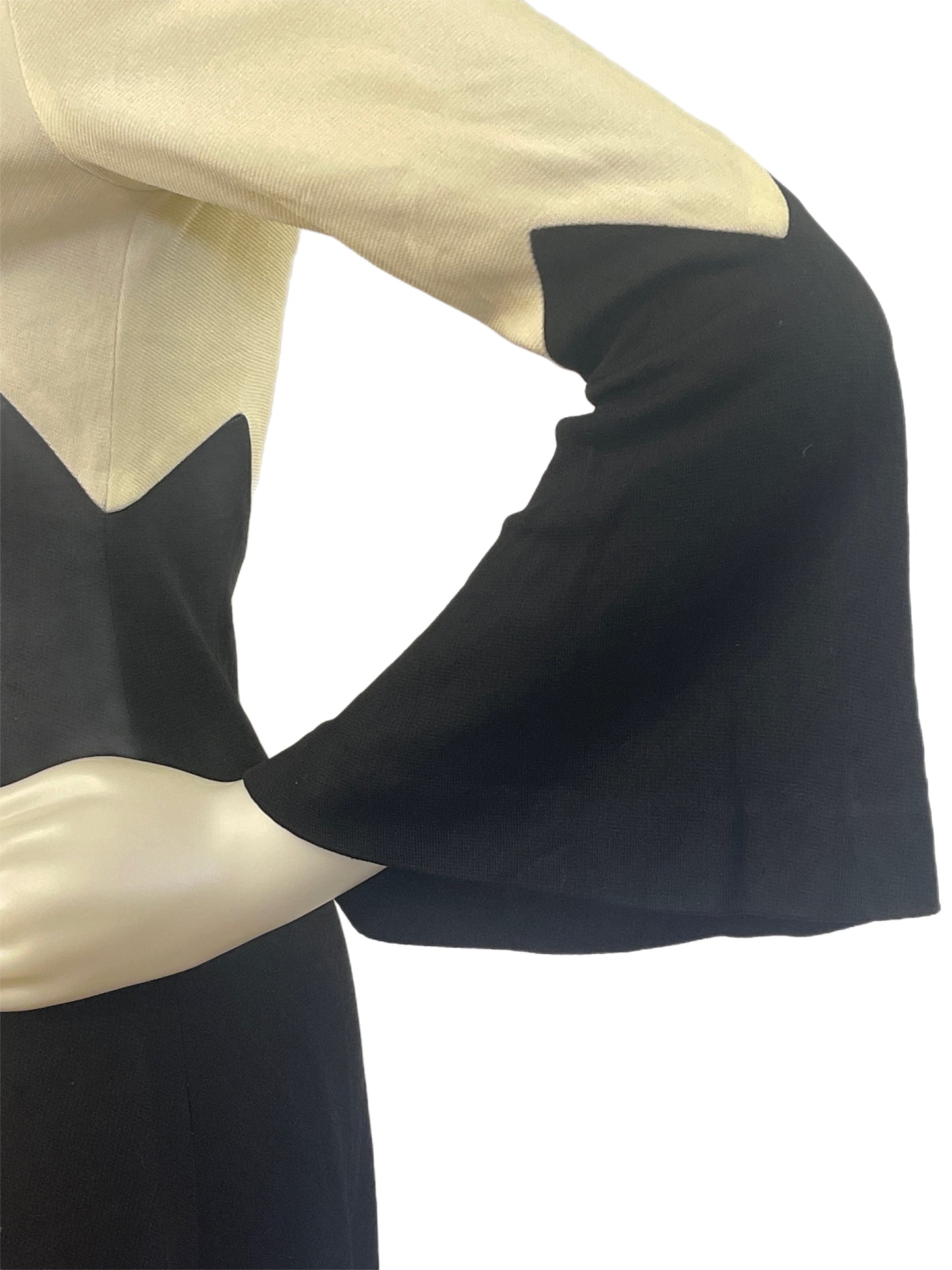 Black & Ivory Mod Mini Dress