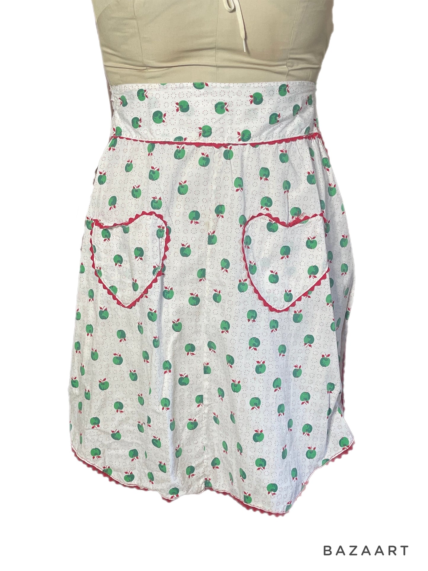 Apple Print Kitchen Apron