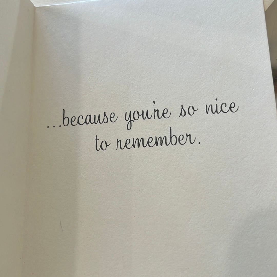 Strawberry note card