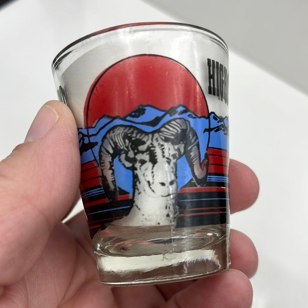 “High Country” Colorado Shot Glass