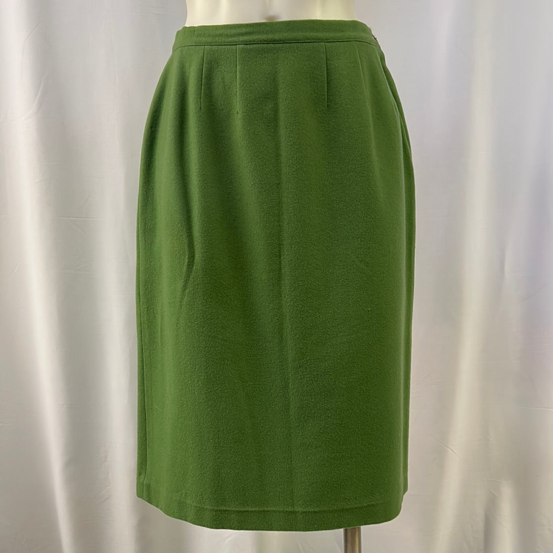 Women’s Green Wool Skirt