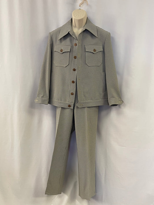 70s Zero King Polyester Leisure Suit