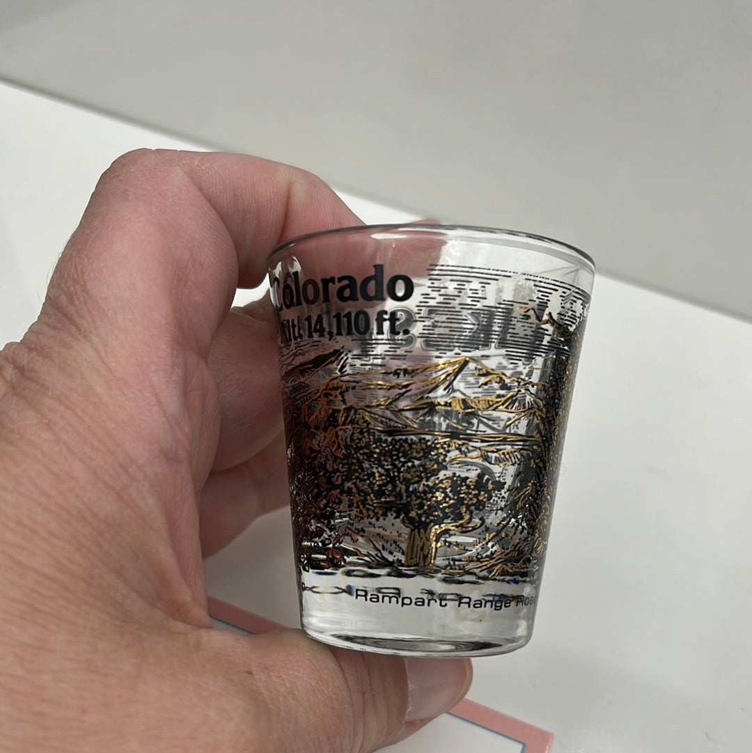 Pikes Peak Colorado Shotglass