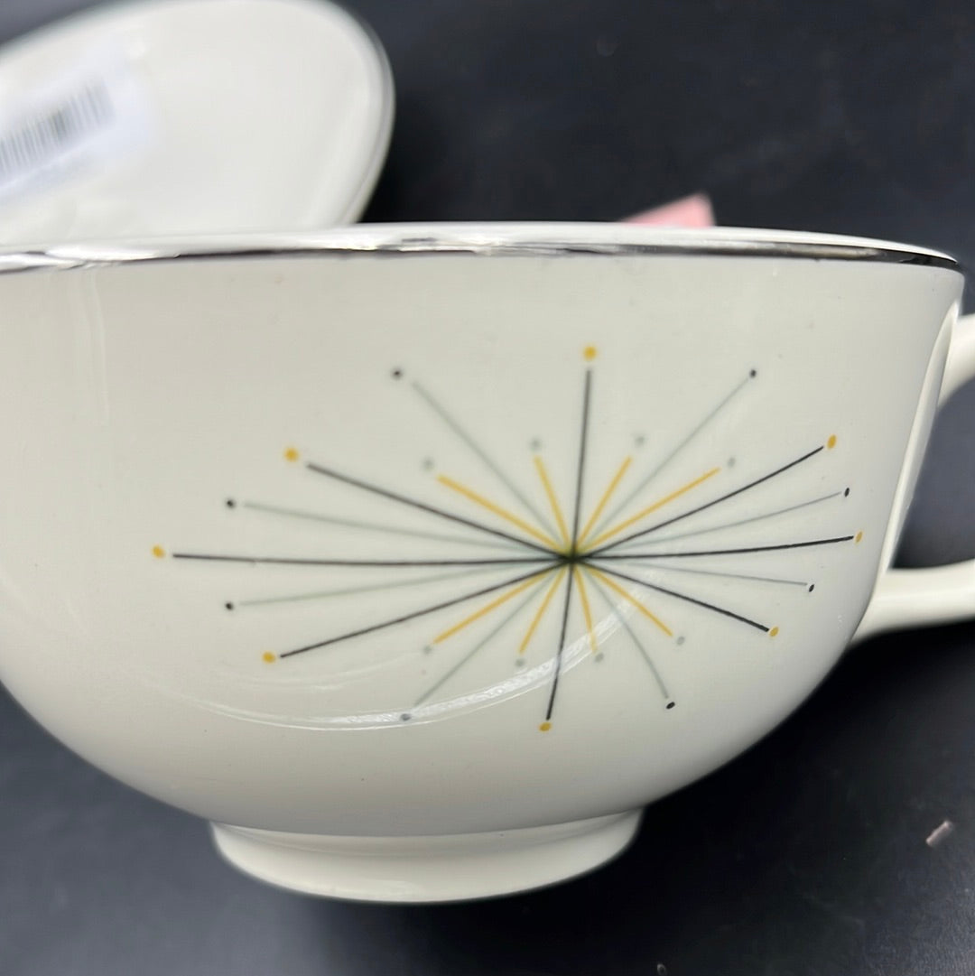 Homer Laughlin Modern Star Cup & Saucer