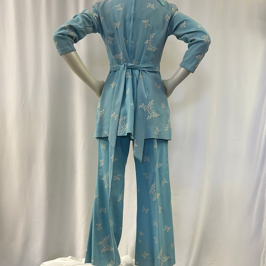 Two-Piece Butterfly Pajama Set