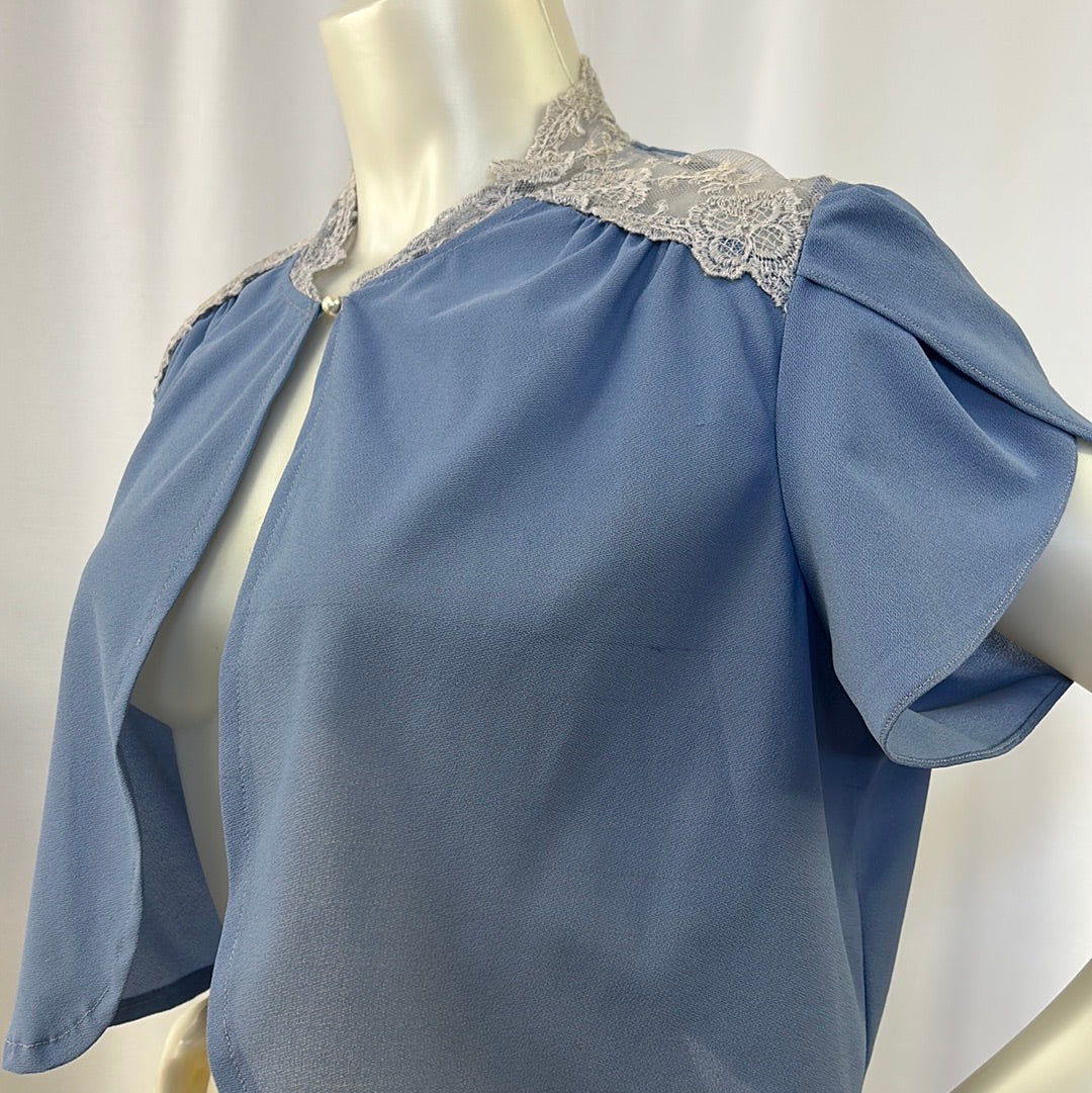 Blue Bed Jacket