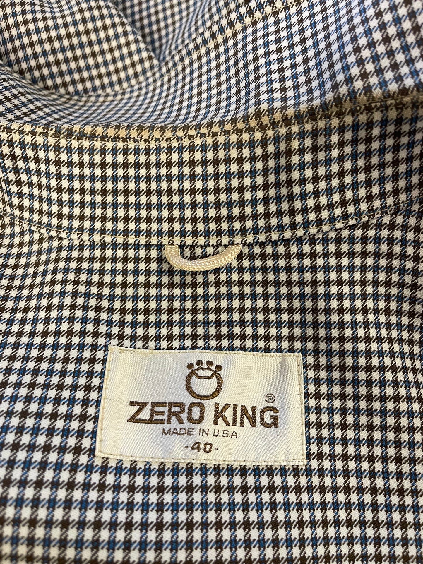 70s Zero King Polyester Leisure Suit