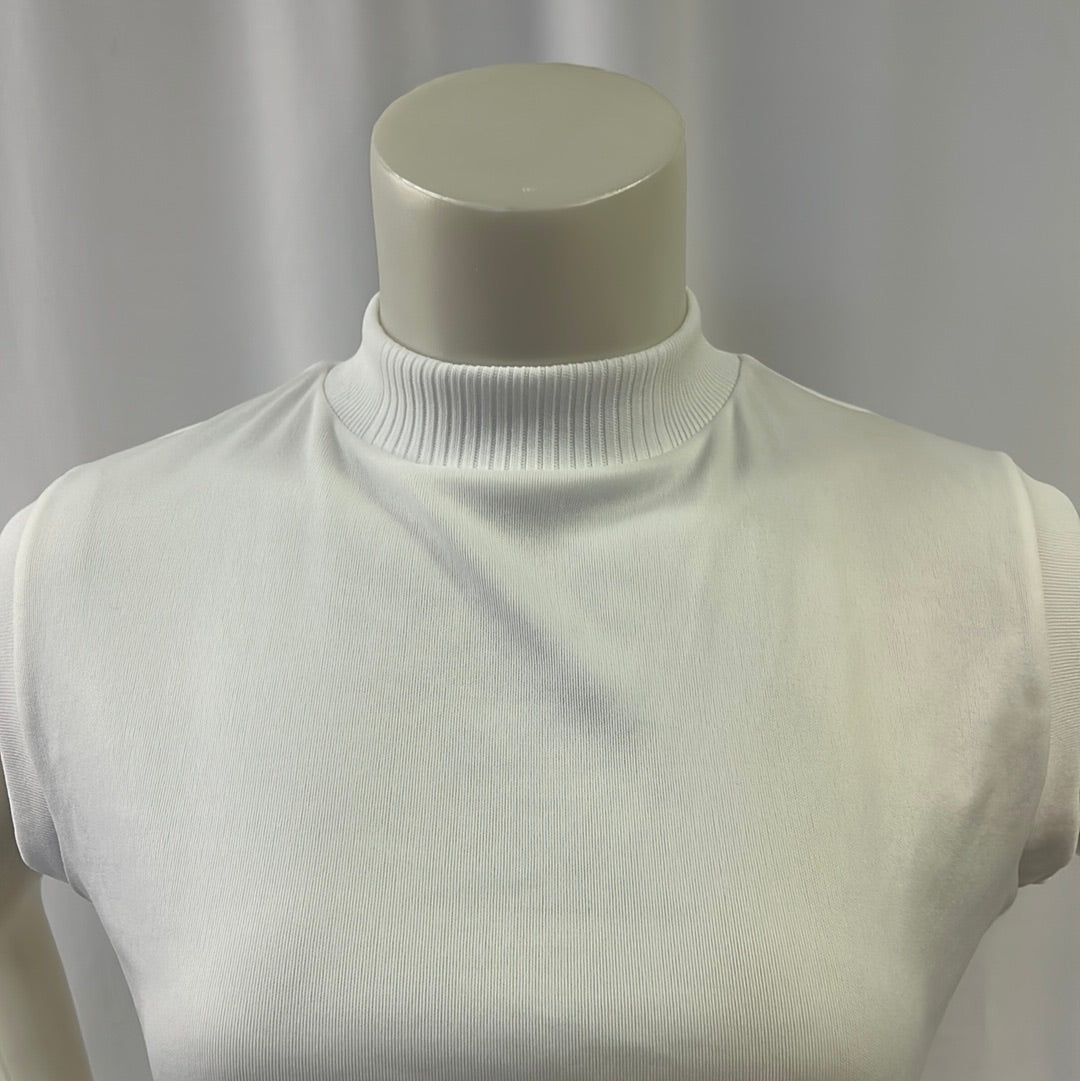 Women’s Sleeveless White Tank