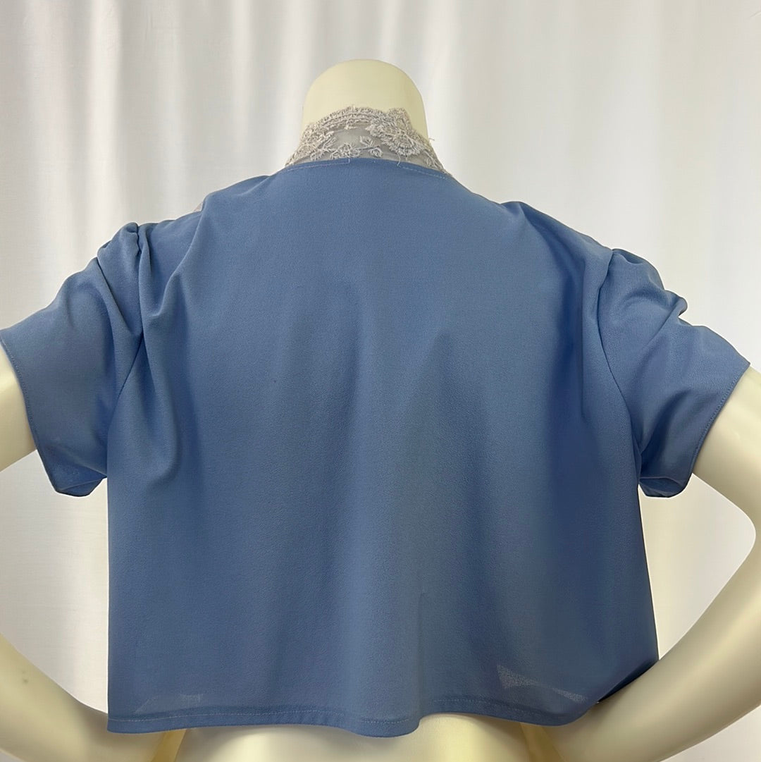 Blue Bed Jacket