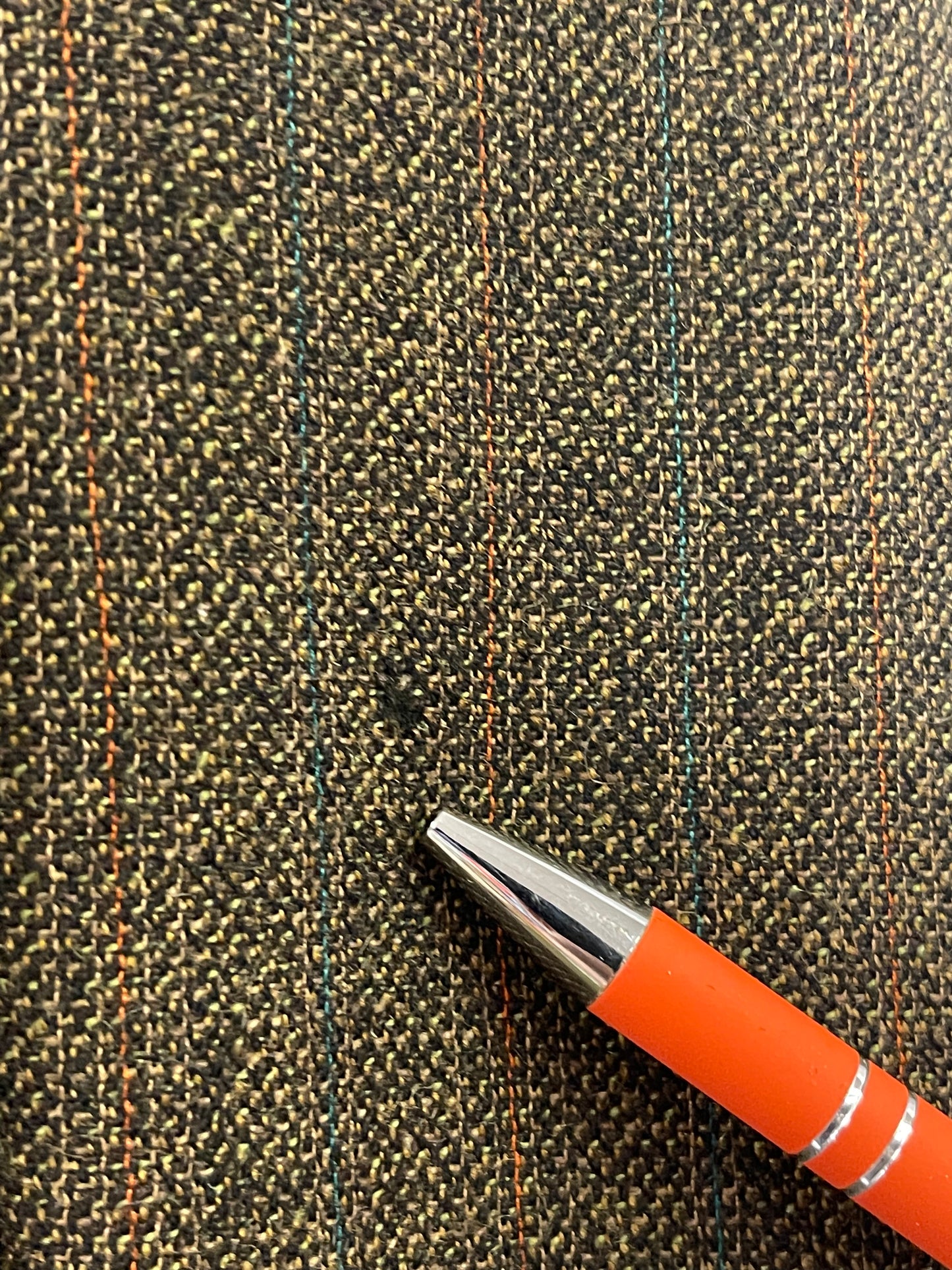 70s Brown Wool Belt Back Suit