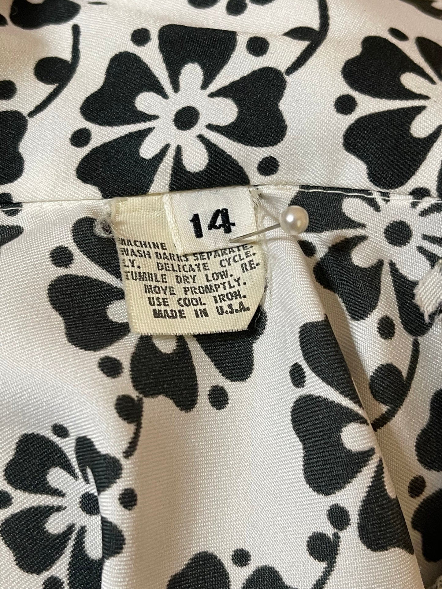 Black & White Blouse