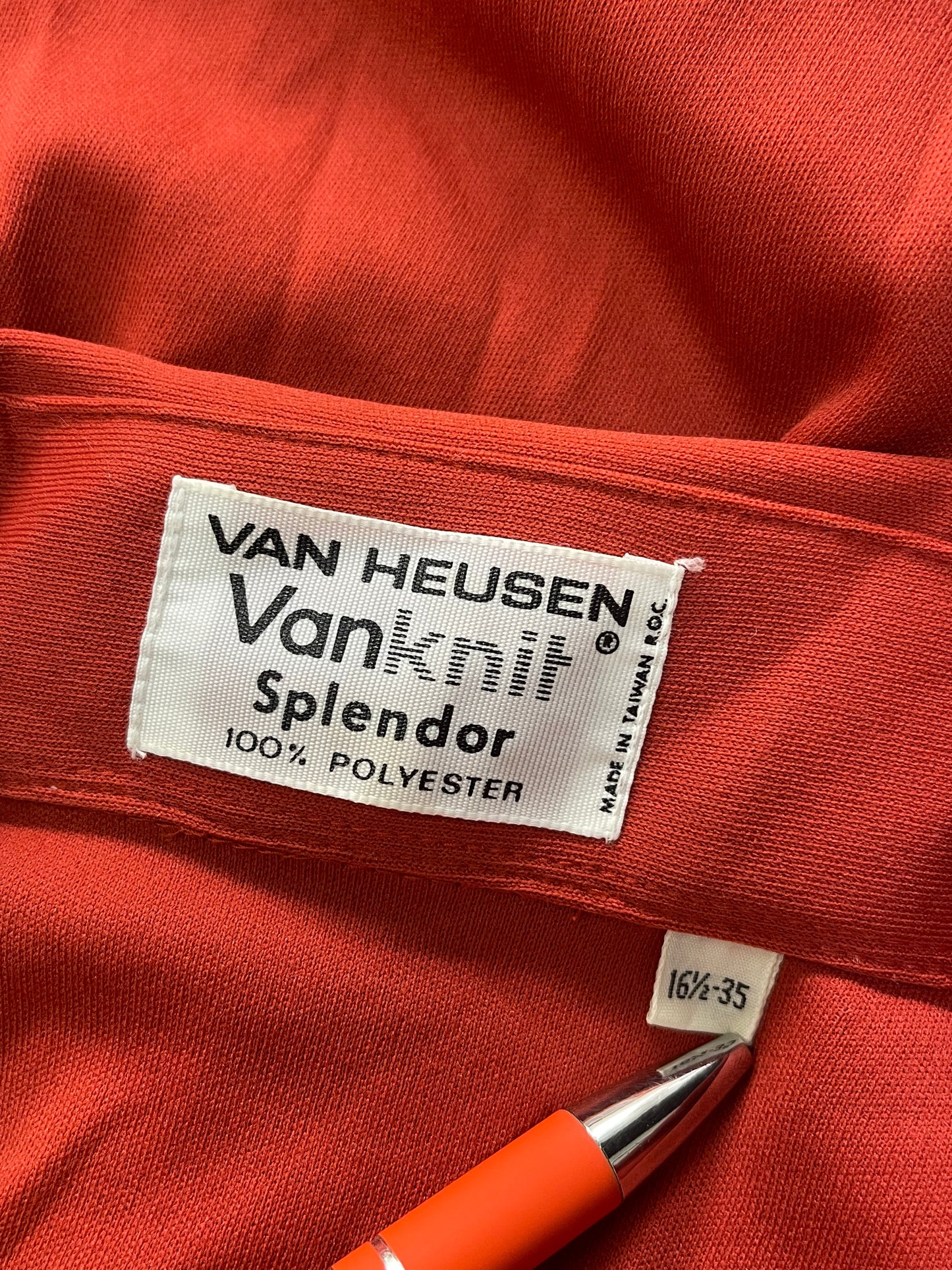 Men’s Burnt Orange Longsleeve Shirt