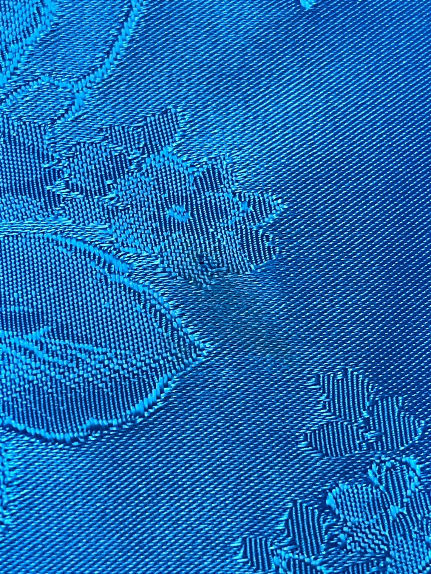 Royal Blue Brocade 2 Pc. Set