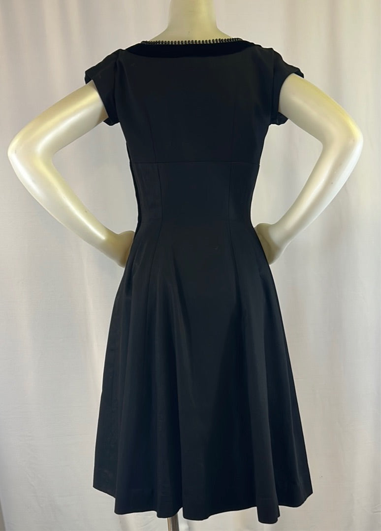 50s Jerry Parnis Black Dress