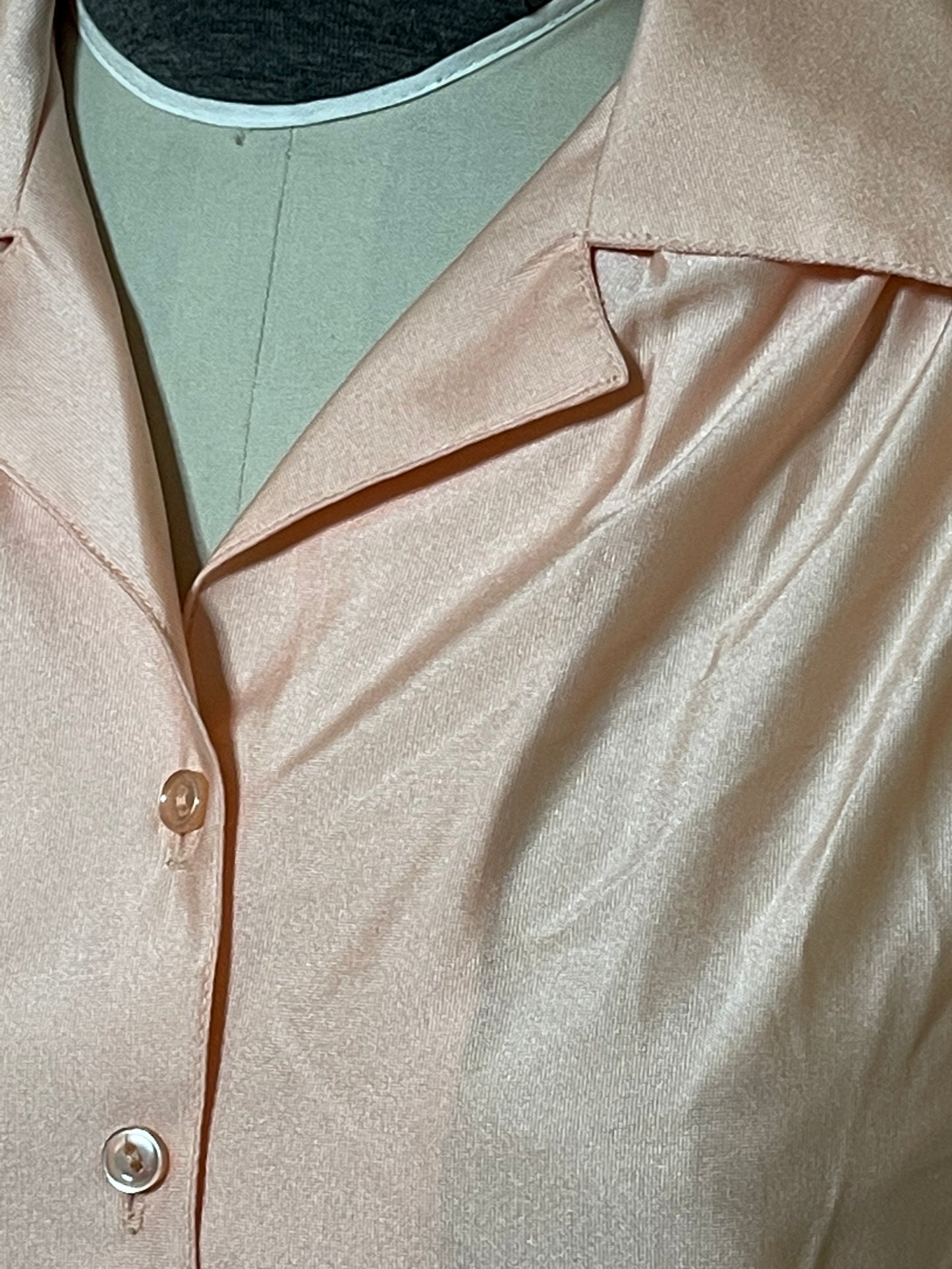 Peach Short Sleeved Blouse