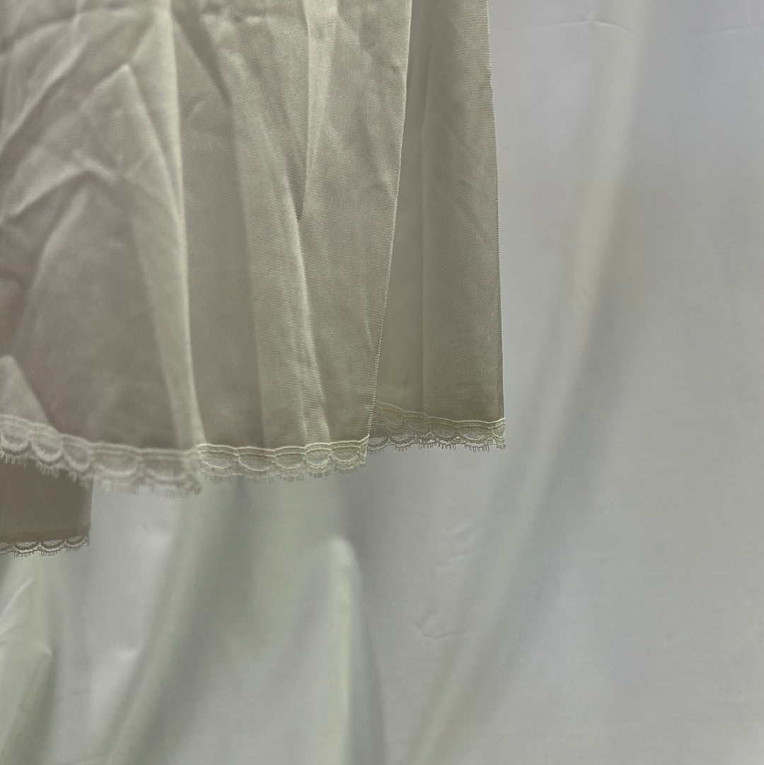 Soft White Half Skirt Slip