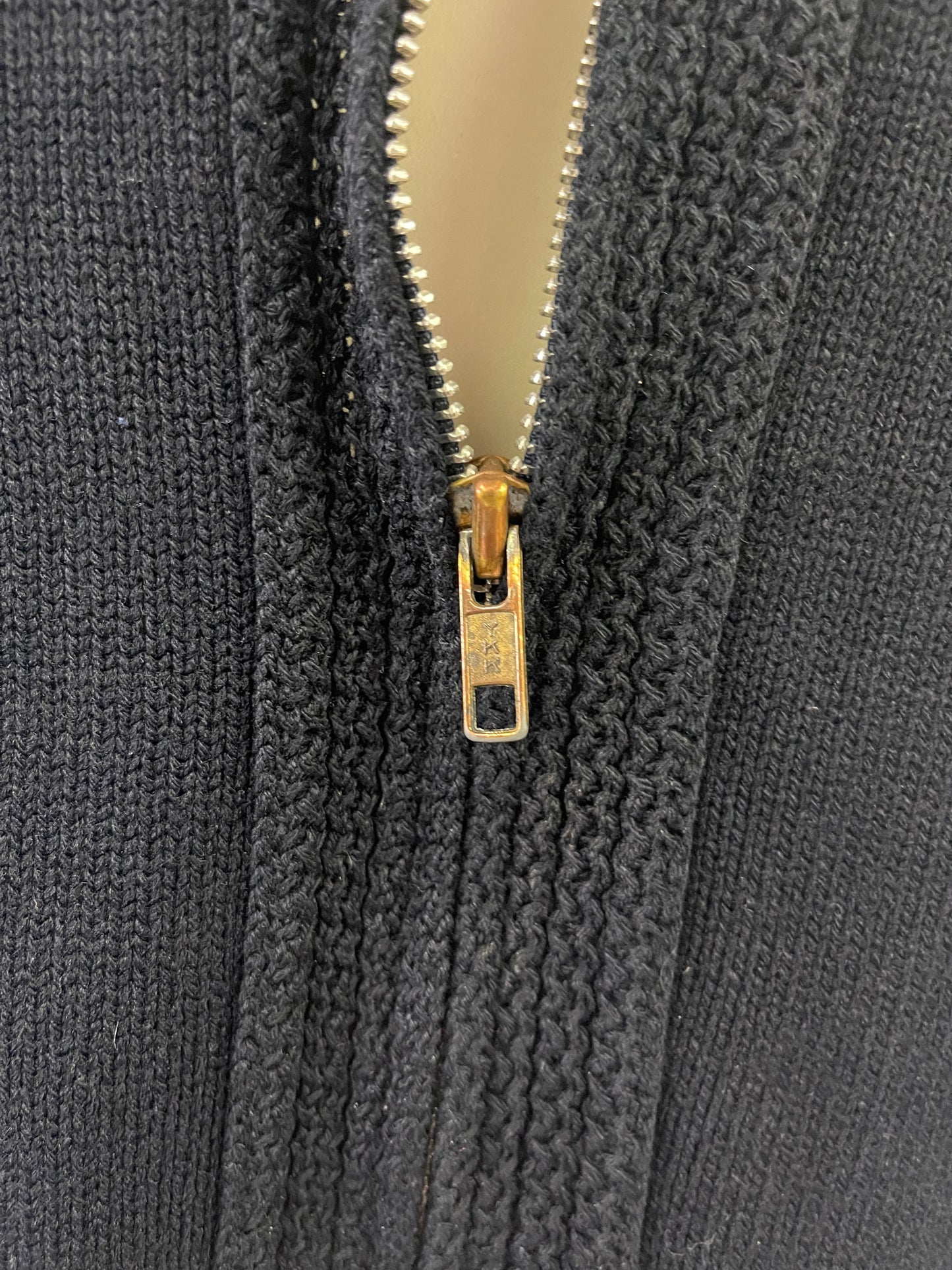 Navy Blue Knit Longsleeve Sweater