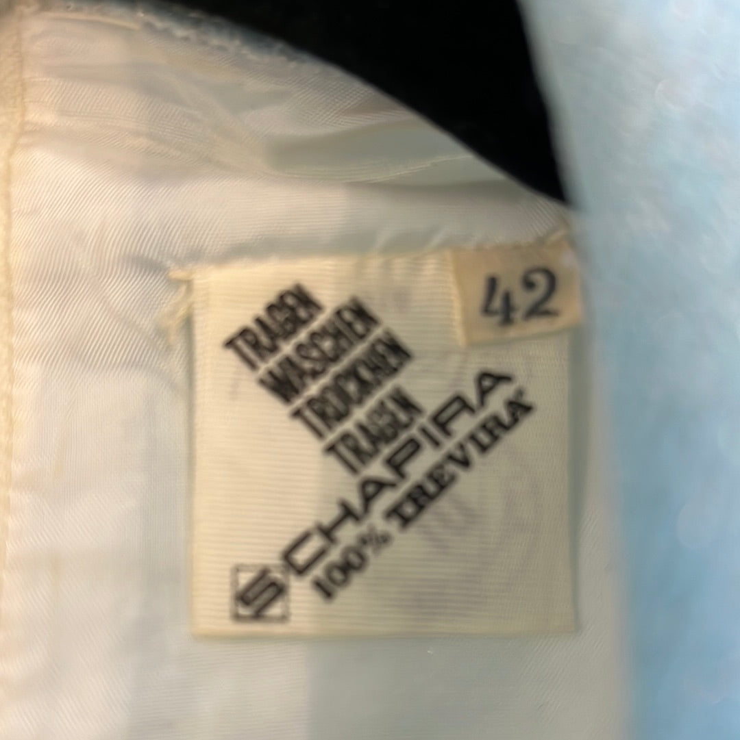 Blue Lurex Sleeveless mini dress