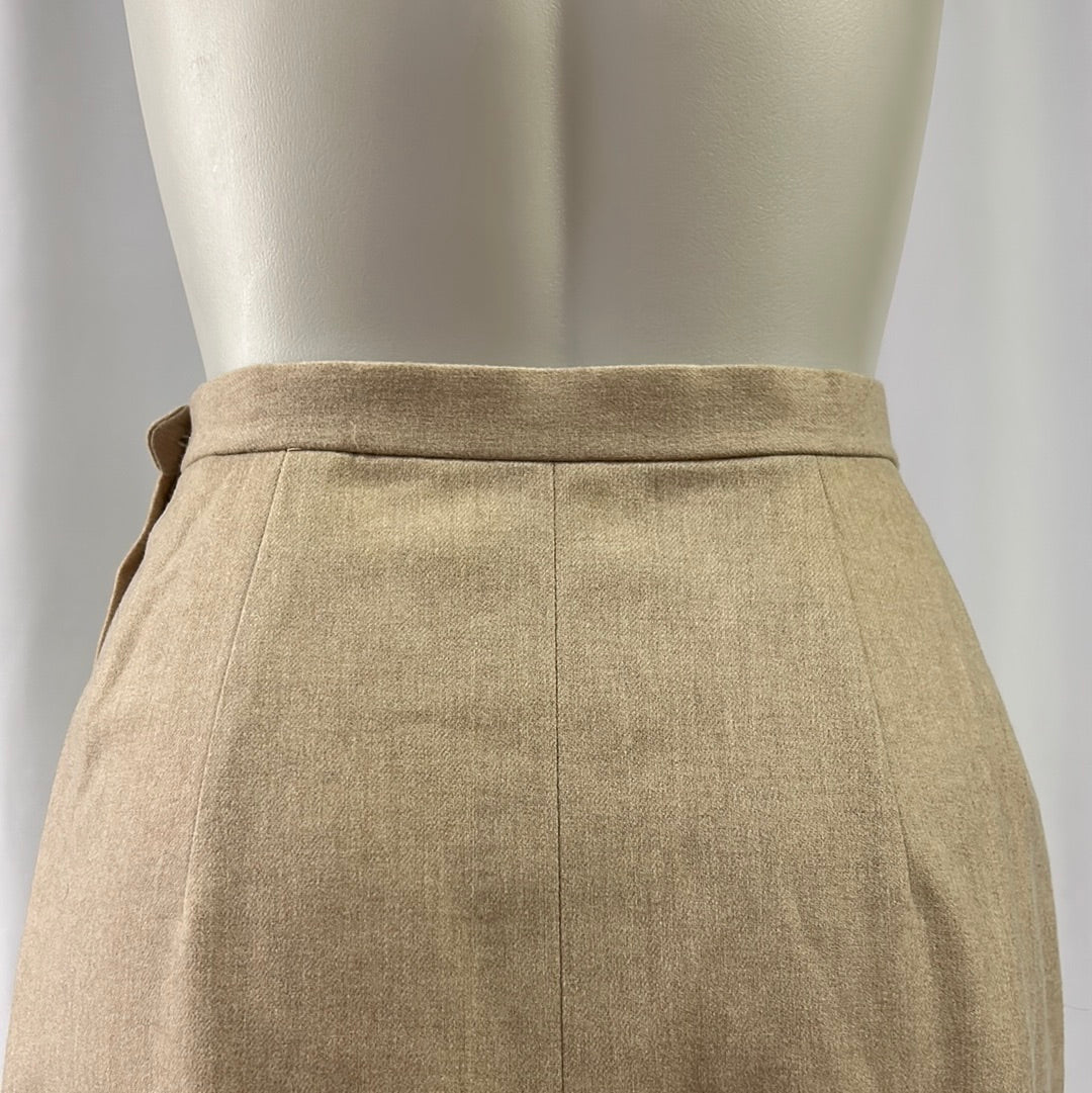 Women’s Ivory Wool Skirt
