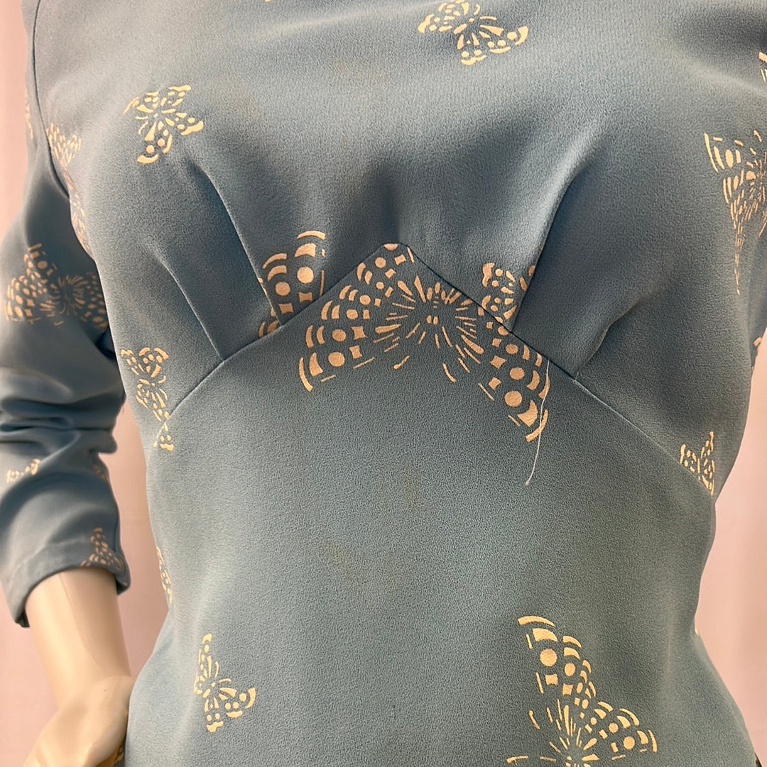 Two-Piece Butterfly Pajama Set