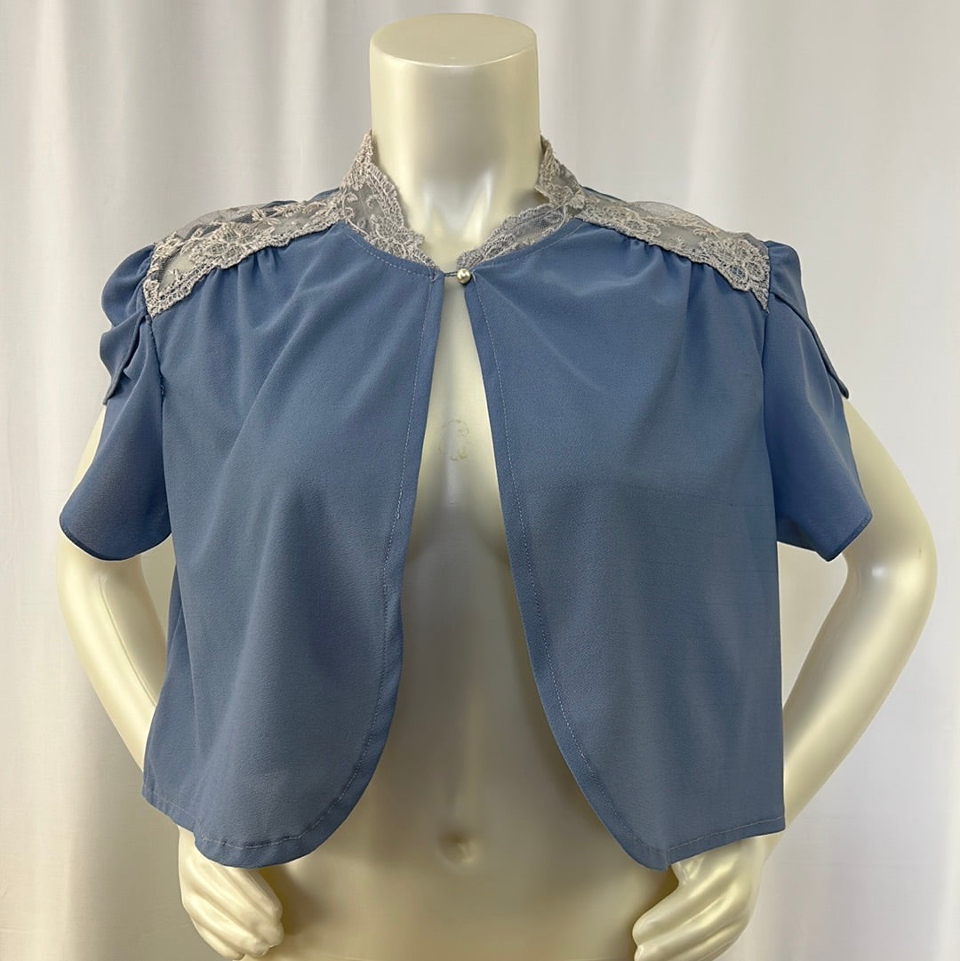 Blue Bed Jacket