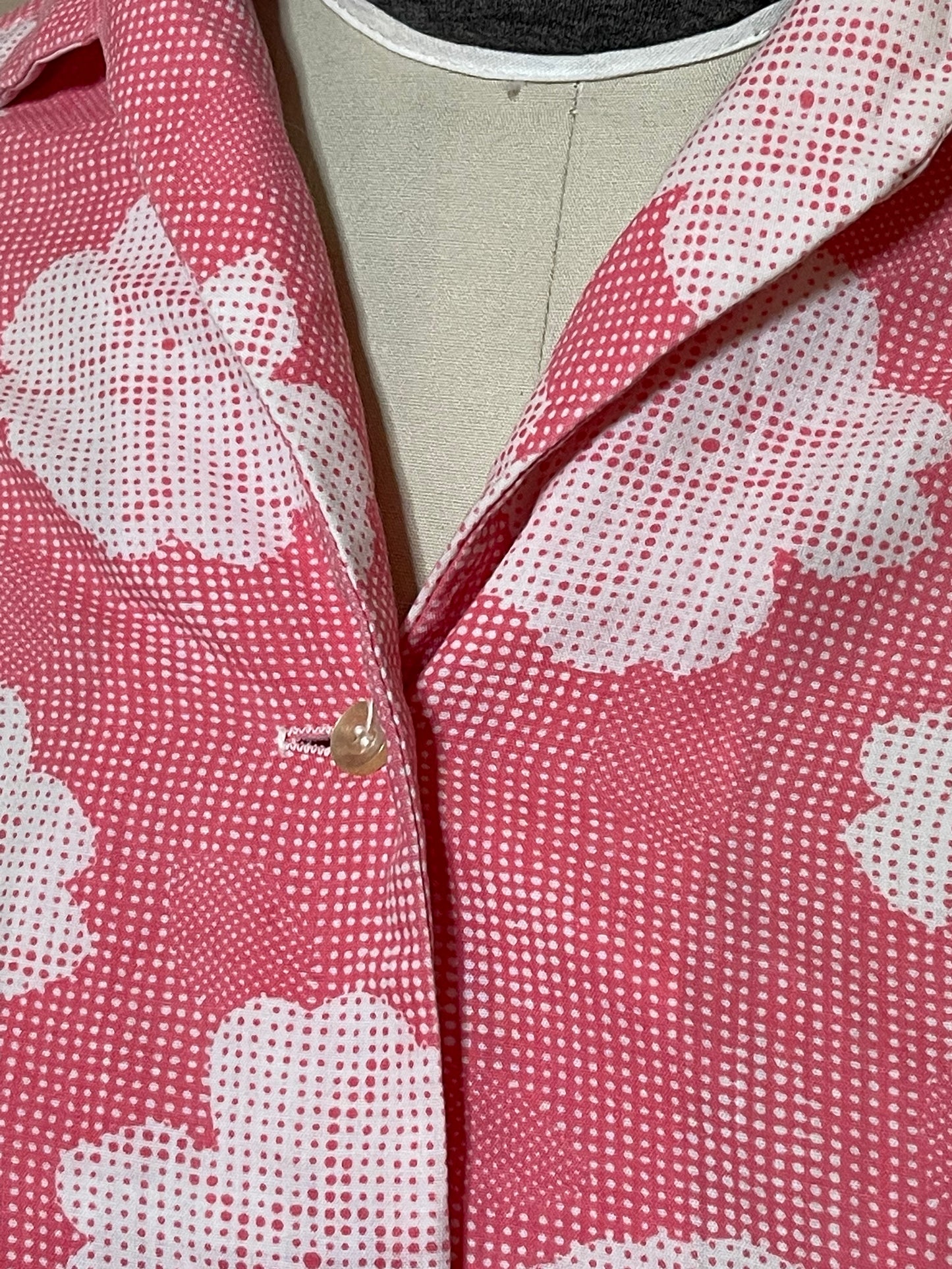 Pink Lady Manhattan Floral Blouse