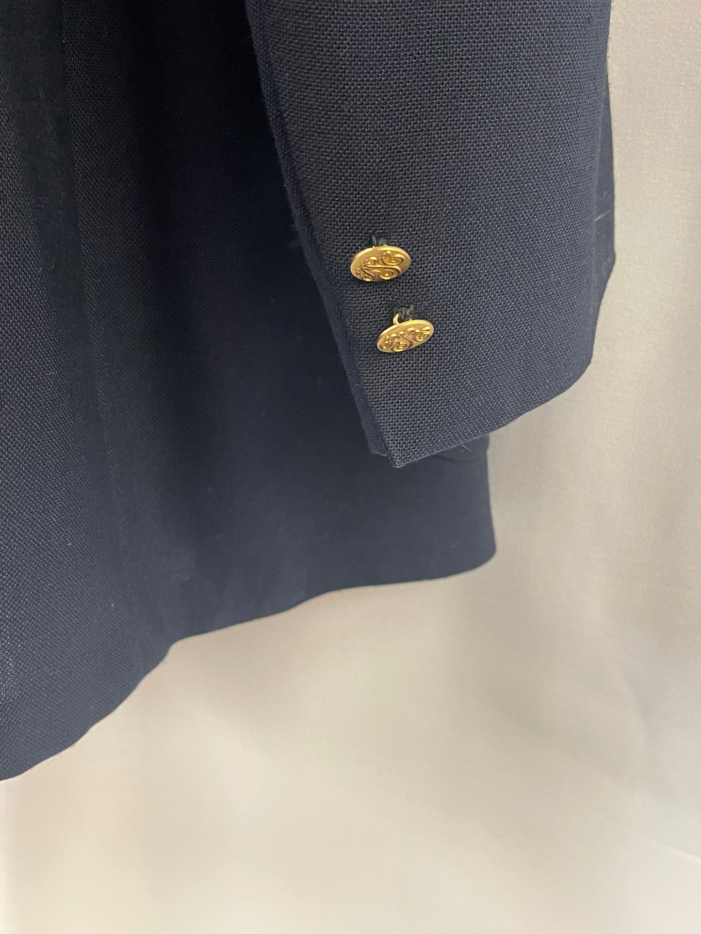 Late 60s/70s Dark Blue Suit Coat