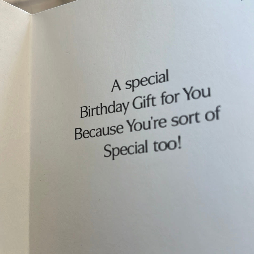 Birthday gift card