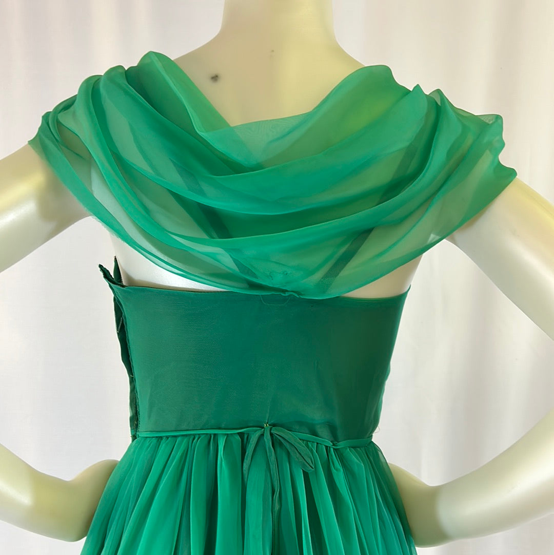 Emerald Green Party Dress