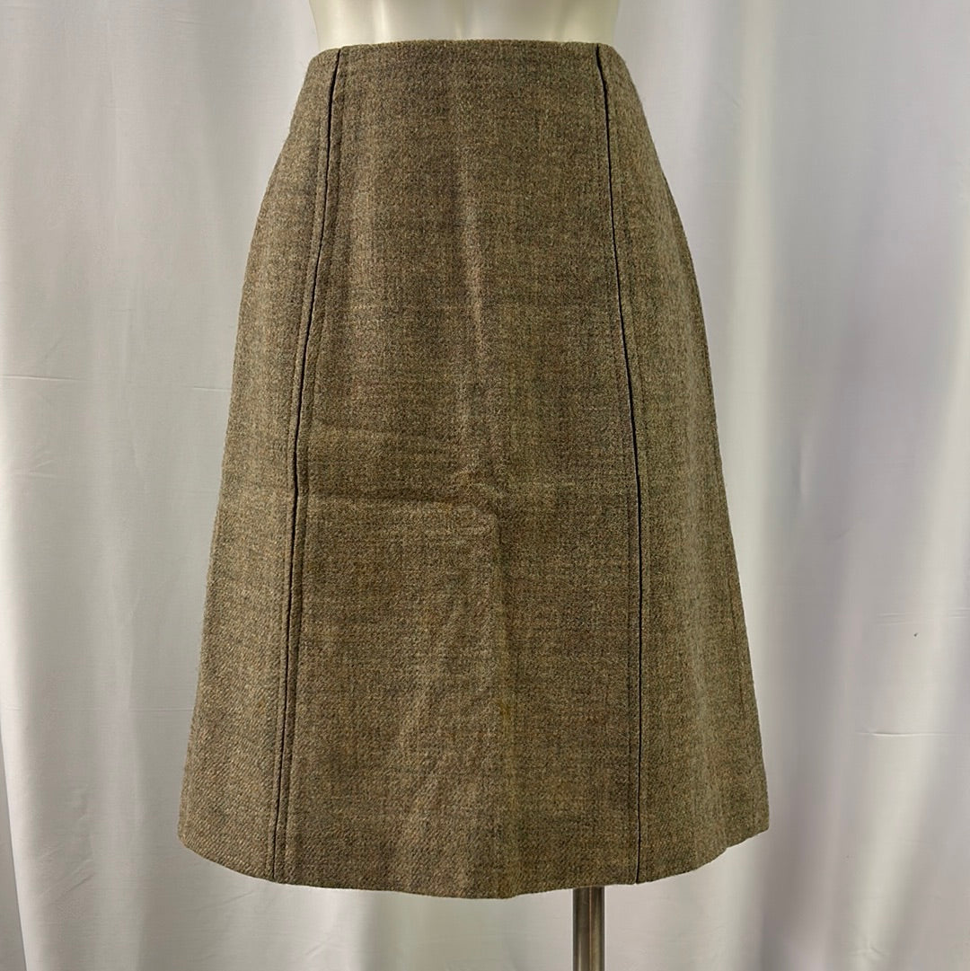 Women’s Multi-Colored Wool Skirt
