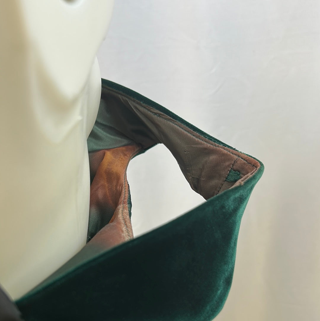 Green Velvet Dress