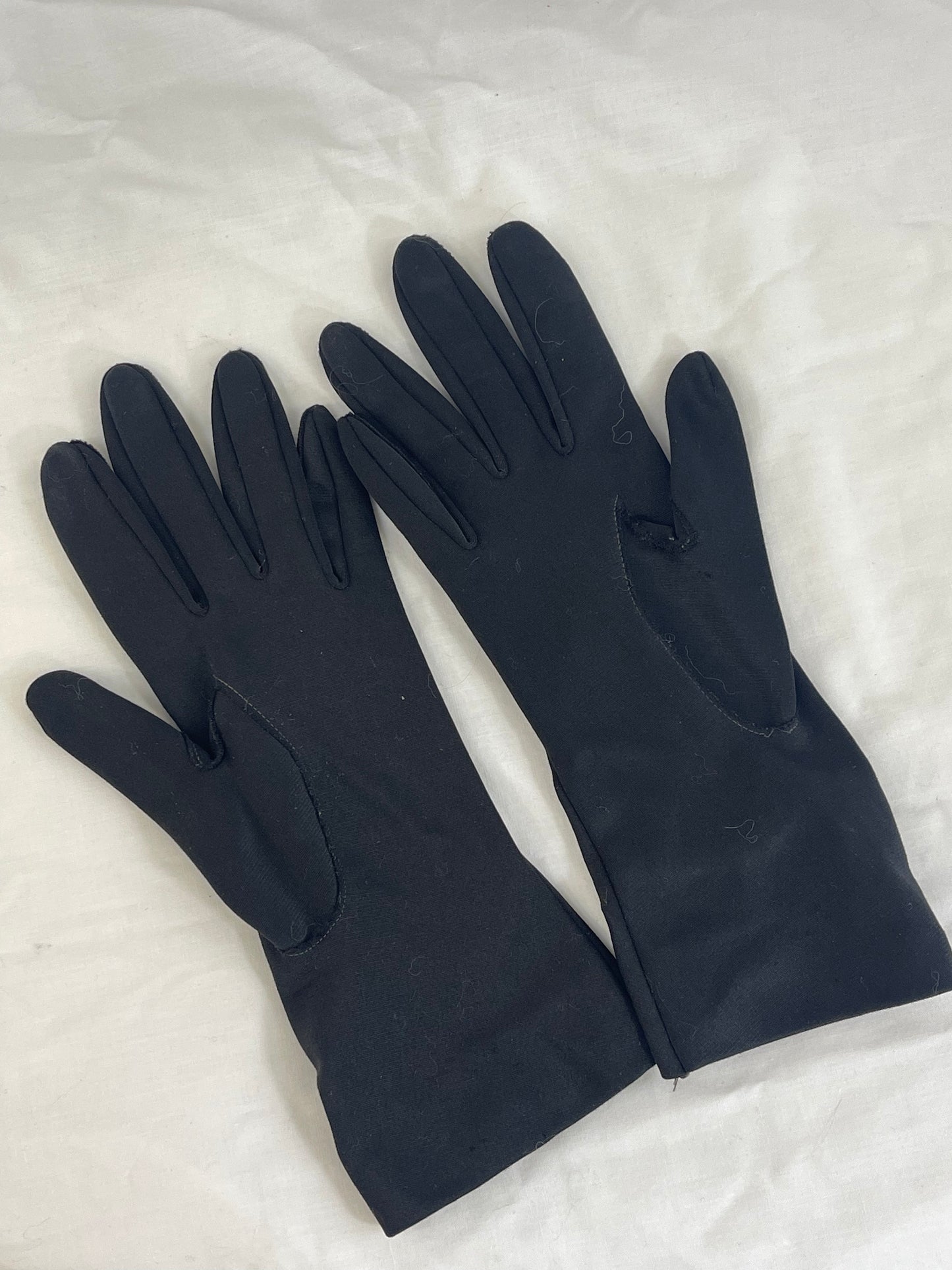 Black Fabric Gloves