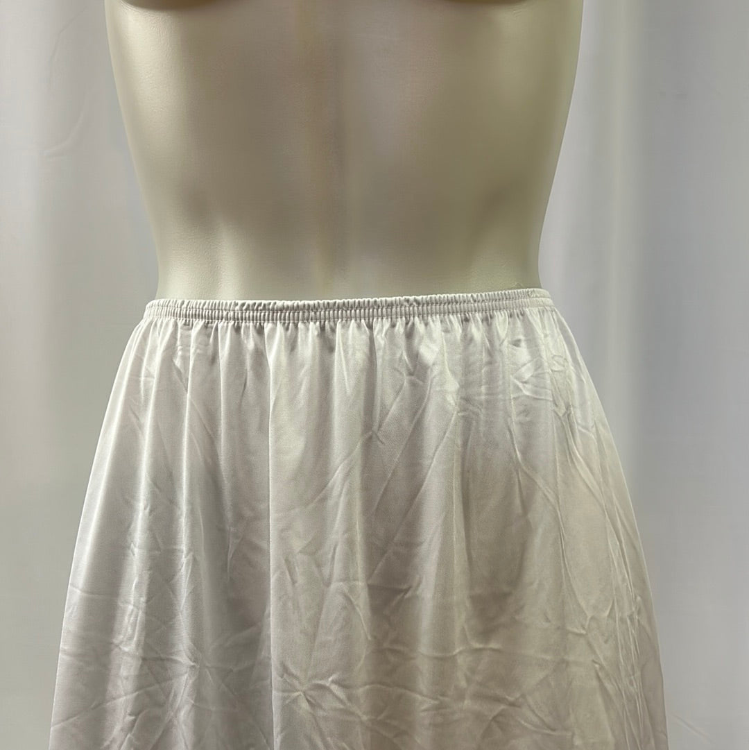 Soft White Half Skirt Slip