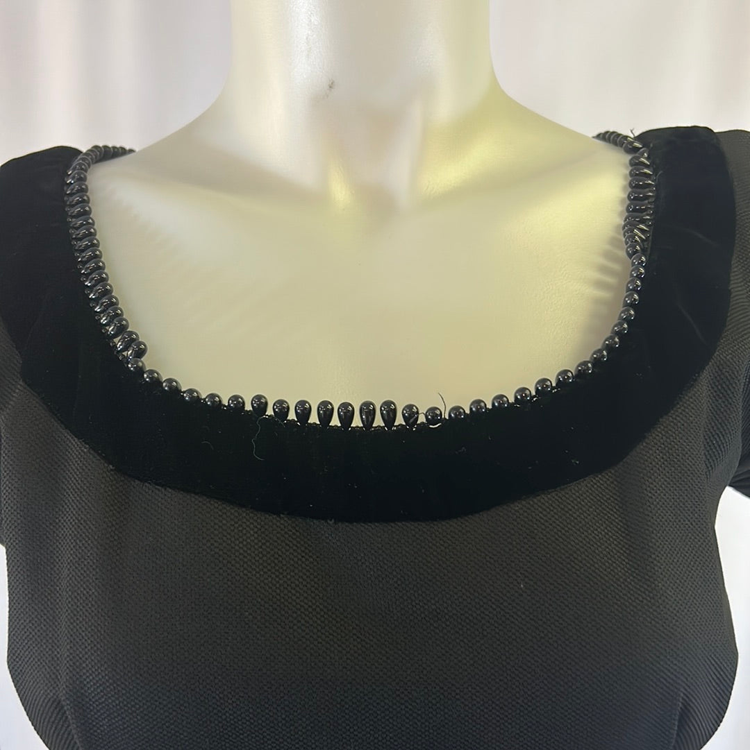 50s Jerry Parnis Black Dress