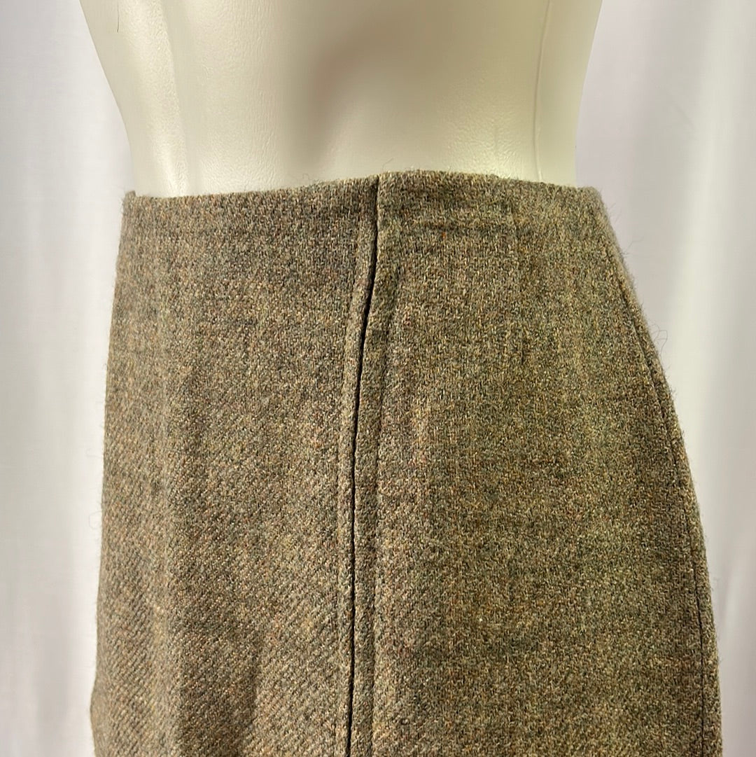 Women’s Multi-Colored Wool Skirt