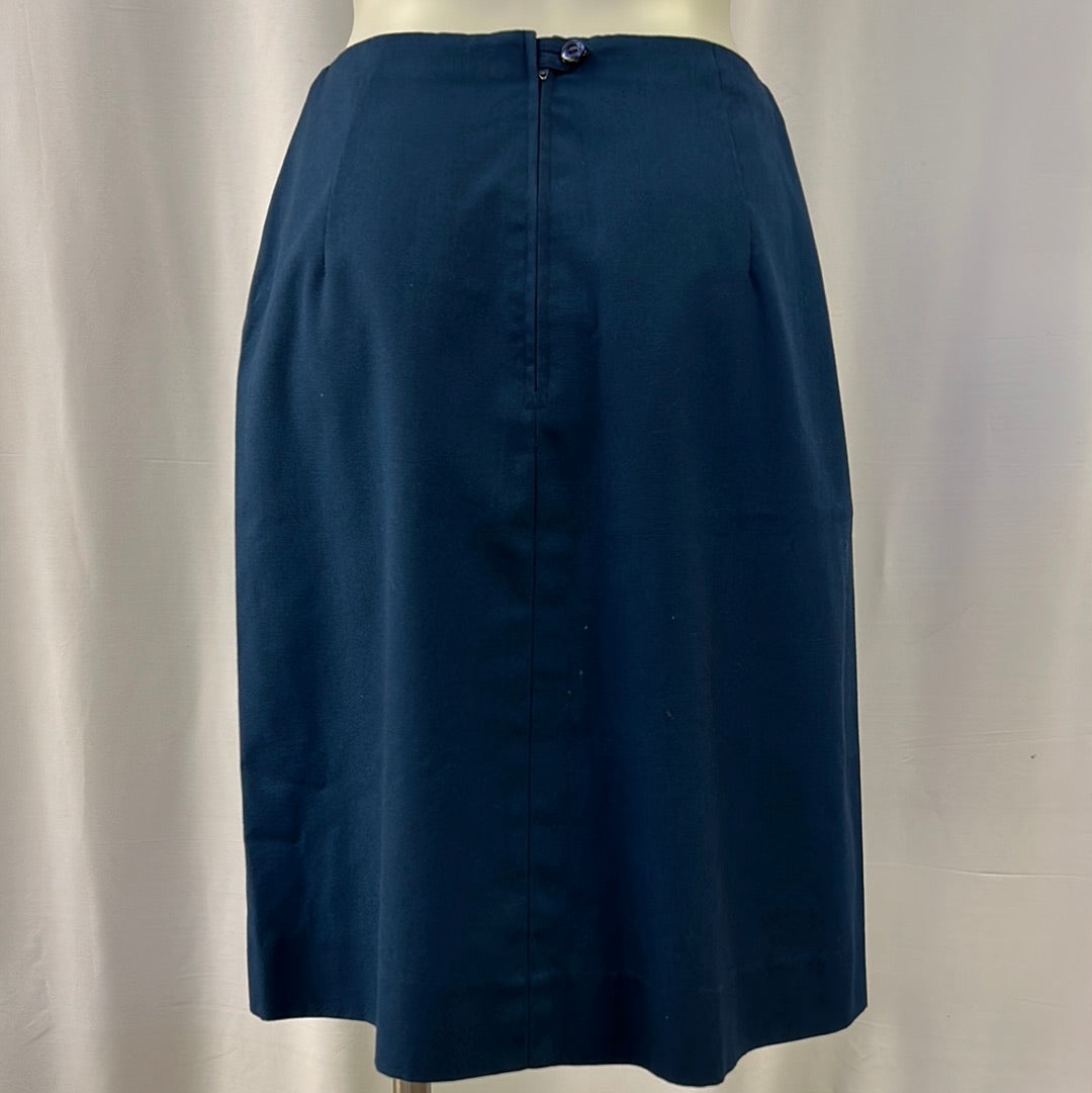 Navy Blue 60s Skirt