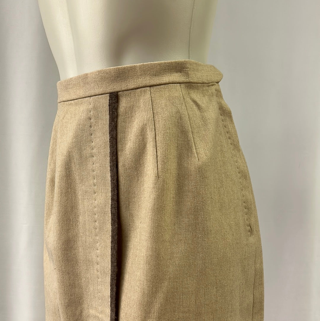 Women’s Ivory Wool Skirt