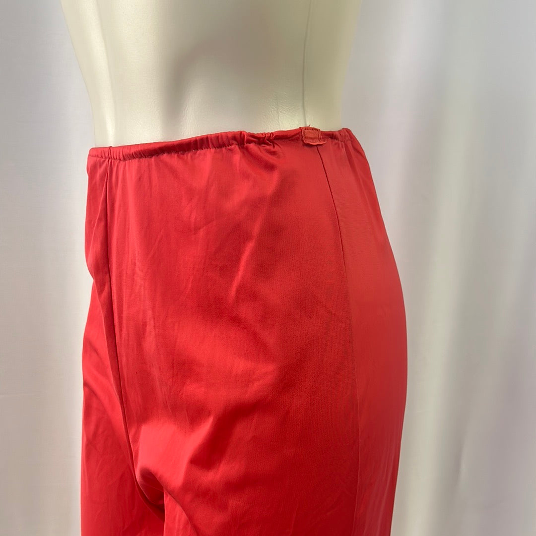 Red Nylon Lace Pantaloons